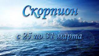 Скорпион Таро прогноз на неделю с 25 по 31 марта 2024 года.