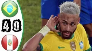 Brazil vs Peru 4-0 extended highlights and all goals -2021