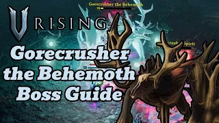 V Rising Boss Guide: Gorecrusher the Behemoth