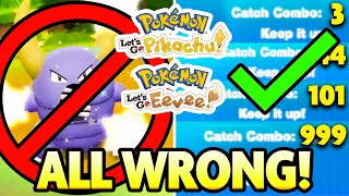 We were WRONG about SHINY HUNTING in Pokemon Let's Go Pikachu and Eevee!