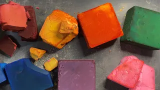 Ultimate Dusty Dyed Gym Chalk Blocks | Killer Dusty ASMR | RIP my lungs