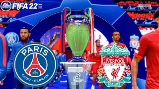 FIFA 22 - PSG vs Liverpool - UEFA Champions League Final Match | Gameplay & Full match - @PS5