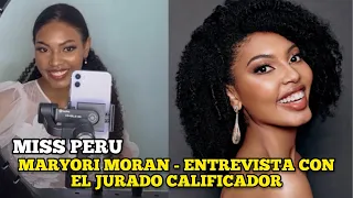 Jurado Calificador entrevista a Maryori Moran - candidata al Miss Perú 2022