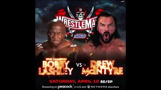 WrestleMania 37 ✊🏽Bobby Lashley Vs Drew McIntyre Moving Graphic