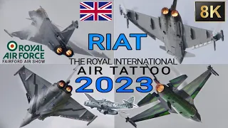 RIAT 2023 - The Royal International Air Tattoo Part II: Sunday Air Show 8K/60fps