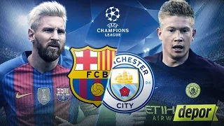 Barcelona 4 vs 0 Manchester City ucl 2016/2017 highlights