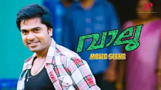 Vaalu Malayalam Movie | Watch Simbu's electrifying mass action fight scene | Silambarasan | Hansika