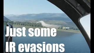 Harrier Manpad Evasion Practice River Run - DCS World
