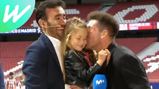 MOMENT: Simeone's daughter sings Atletico anthem during TV interview | La Liga | 2020/21