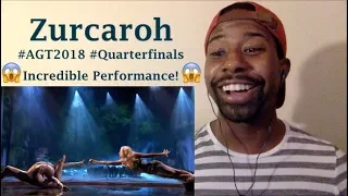 Zurcaroh: Dance Act Delivers Incredible Flips On Stage - AGT 2018 #Quarterfinals | Reaction