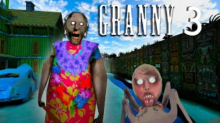 Granny 3 Beach Summer Mod! Funny moments at granny's house!