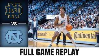 Notre Dame vs. North Carolina Full Game Replay | 2023-24 ACC Men's Basketball