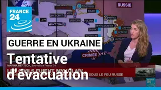 Ukraine : nouvelle tentative d'évacuation de civils à Marioupol et dans d'autres villes