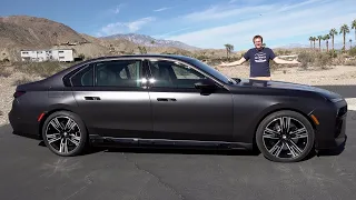 BMW I7 2023 года - это ультра-люксовый электро-седан за 130 000$
