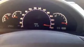 Mercedes s350 topspeed run w220 +250 km /h