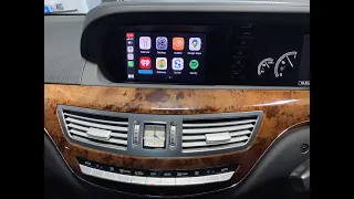 Mercedes S class W221 Apple Carplay and Android Auto