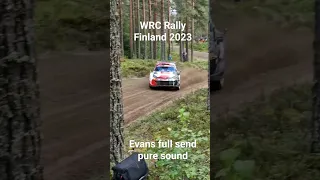 Evans pushing WRC Rally Finland 2023 pure sound