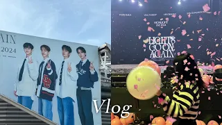 VLOG | 라이트로그💡🌷 | 하이라이트 콘서트 팬시점 브이로그 | 감동과 신남과 행복이 공존해✨ | 하이라이트 팬이라서 좋아요🩶