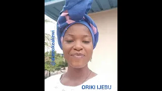 Oriki Ijebu by Alámọ̀kẹ́ Akéwì