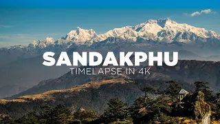 Sandakphu Timelapse in 4K | Sandakphu in October | Sandakphu Trek