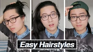 Easy Medium Long Hairstyles - Mens Hair - Man Bun