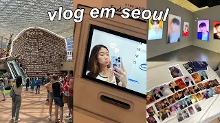 um dia em seoul 🇰🇷 | hybe insight, coex mall, lojinha de kpop, comprinhas, últ dia de férias etc