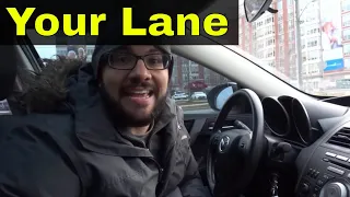 Staying In Your Lane While Driving-Lesson For Beginners