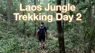 Laos Nam Ha NPA Jungle Trekking Day 2 | Luang Namtha | 라오스 남하 NPA 정글 트레킹 | 루앙남타