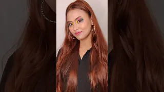 #shorts My 💜 Hair colour transformation at home💁 ||#garnierhaircolour#shortsindia#youtubeshorts||