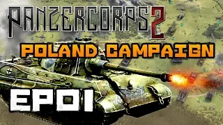 Panzer Corps 2 Gameplay | World War 2 Turn Based Strategy! | EP01