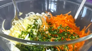 Cabbage salad that burns belly fat, I  lost 5 kg in a week!!!