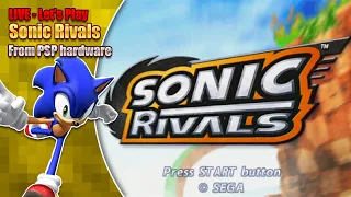 LIVE - Let's Play Sonic Rivals - Using real hardware - 24th Apr 7pm BST