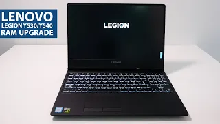Lenovo Legion Y530 / Y540 Disassembly and RAM upgrade