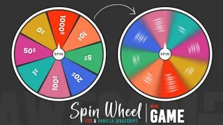 Spin Wheel using CSS & JavaScript