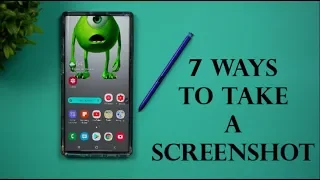 7 Ways To Take A Screenshot | Galaxy Note 10/10+