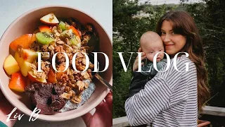 What I Eat In A Day with a New Baby! (Plant-Based)