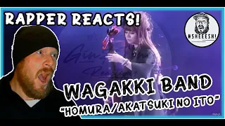 Wagakki Band (和楽器バンド) - Homura/Akatsuki no Ito (Live in Japan 2015) | AMERICAN RAPPER'S REACTION!