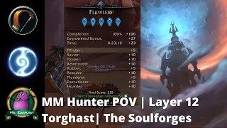 Solo Flawless Soulforges Layer 12 | Torghast | 227 ilvl Night Fae MM Hunter POV | Shadowlands 9.1