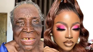 How 😳 This Bridal Makeup Instantly Makes Grandma Look SO Young 😱 Makeup Tutorial 👆🔥