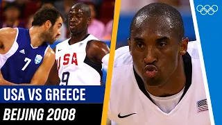 The Redeem Team 🆚 Greece | Beijing 2008 🏀 | FULL REPLAY