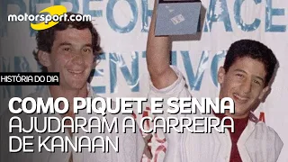 Tony Kanaan se emociona ao lembrar como Nelson Piquet e Ayrton Senna mudaram os rumos de sua vida