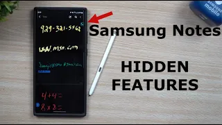 Samsung Notes - Helpful Hidden Features You DIDN'T Know