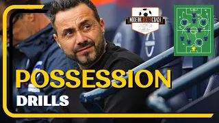 3 TACTICAL POSSESSION DRILLS FROM ROBERTO DE ZERBI!!!