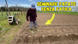 La mia TECNICA per SEMINARE le PATATE SENZA FATICA!