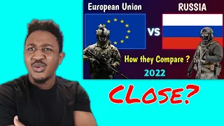 European Union vs Russia Military Power Comparison 2022 | Reaction