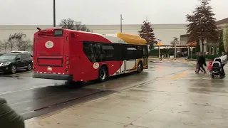 Fairfax Connector 2014 New Flyer XD35 #7786 on NEW route 615 to Fair Oaks Hospital