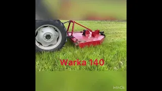 Садова косарка warka 140 з трактором Lovol 504