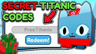 🎁This *SECRET CODE* GIVES FREE TITANIC JOLLY CAT in Pet Simulator X