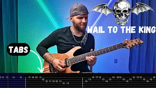 Hail To The King Guitar Solo Mastery - Avenged Sevenfold Cover With Tabs | Simon Lund Music