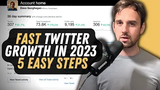 Twitter Marketing Tips: How to Grow on Twitter FAST 2024  [5 Easy Steps to 1073+ Followers]